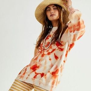 SOLD 🐦‍🔥Free People Cosmos Pullover XSmall Tie Dye